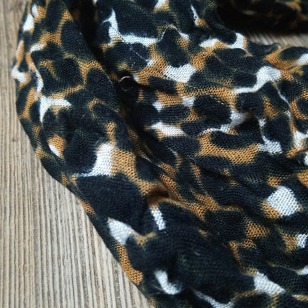 Animal Print Pattern Soft Stretchy Infinity Scarf - image 6